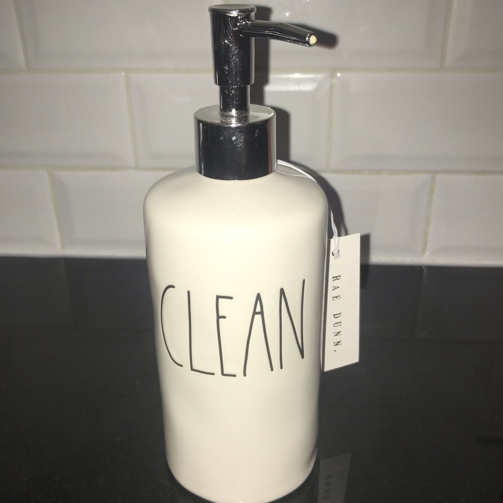 Rae Dunn CLEAN Soap Dispenser